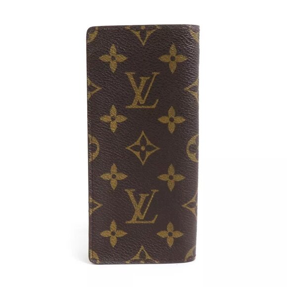 Auth LOUIS VUITTON Monogram Glasses Case Brown - Picture 2 of 9